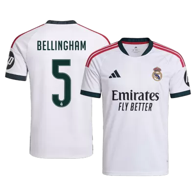 Real Madrid BELLINGHAM #5 Soccer Jersey Home Custom Shirt 2026/27 - bestsoccerstore