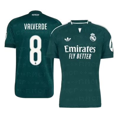 Real Madrid VALVERDE #8 Soccer Jersey Away Custom Shirt 2026/27 - bestsoccerstore