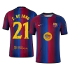 Barcelona F. DE JONG #21 Custom Player Version Home Soccer Jersey 2026/27 - UCL - bestsoccerstore