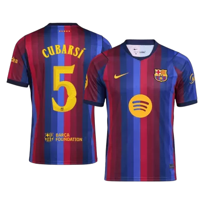Barcelona CUBARSÍ #5 Soccer Jersey Home Custom Shirt 2026/27 - UCL - bestsoccerstore