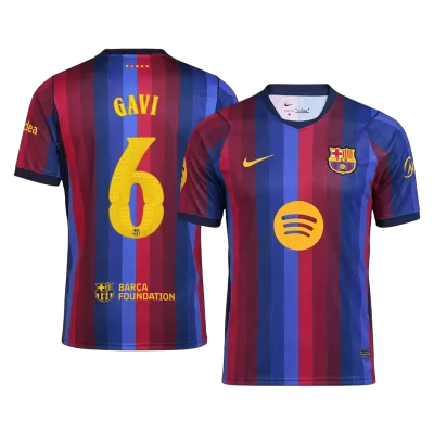 Barcelona GAVI #6 Soccer Jersey Home Custom Shirt 2026/27 - UCL - bestsoccerstore