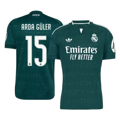 Real Madrid ARDA GÜLER #15 Soccer Jersey Away Custom Shirt 2026/27 - bestsoccerstore