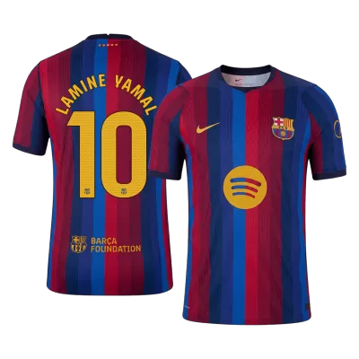 Barcelona LAMINE YAMAL #10 Custom Player Version Home Soccer Jersey 2026/27 - bestsoccerstore