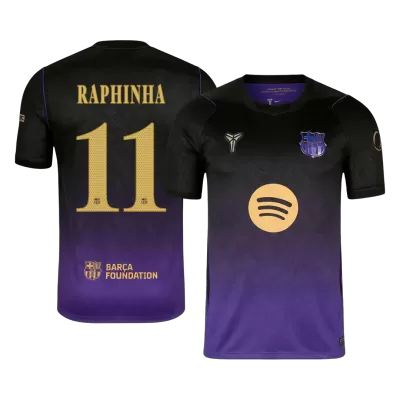 Barcelona RAPHINHA #11 Soccer Jersey Away Custom Shirt 2026/27 - UCL - bestsoccerstore