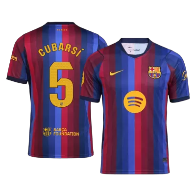 Barcelona CUBARSÍ #5 Soccer Jersey Home Custom Shirt 2026/27 - bestsoccerstore