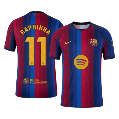 Barcelona RAPHINHA #11 Custom Player Version Home Soccer Jersey 2026/27 - bestsoccerstore