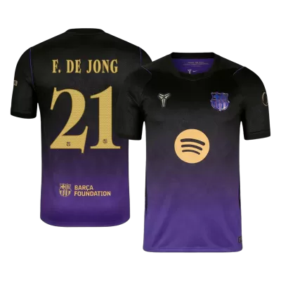 Barcelona F. DE JONG #21 Soccer Jersey Away Custom Shirt 2026/27 - UCL - bestsoccerstore