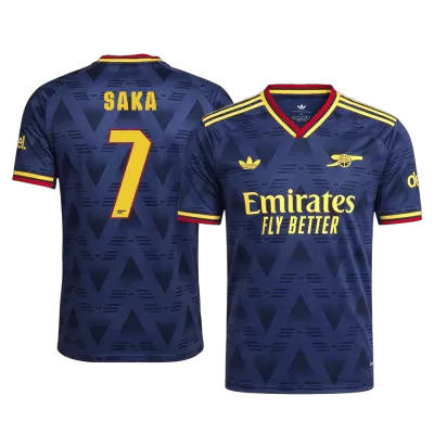 Arsenal SAKA #7 Custom Player Version Away Soccer Jersey 2026/27 - UCL - bestsoccerstore