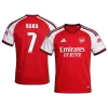 Arsenal SAKA #7 Soccer Jersey Home Custom Shirt 2026/27 - UCL - bestsoccerstore