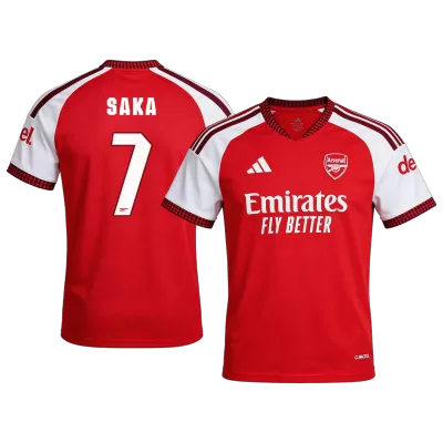 Arsenal SAKA #7 Soccer Jersey Home Custom Shirt 2026/27 - UCL - bestsoccerstore