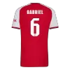 Arsenal GABRIEL #6 Custom Player Version Home Soccer Jersey 2026/27 - UCL - bestsoccerstore