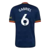 Arsenal GABRIEL #6 Soccer Jersey Away Custom Shirt 2026/27 - bestsoccerstore