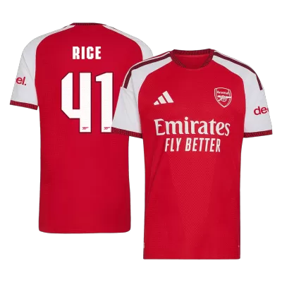 Arsenal RICE #41 Custom Player Version Home Soccer Jersey 2026/27 - UCL - bestsoccerstore