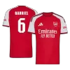 Arsenal GABRIEL #6 Custom Player Version Home Soccer Jersey 2026/27 - UCL - bestsoccerstore