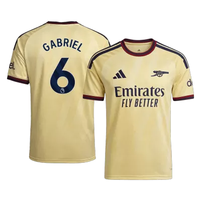 Arsenal GABRIEL #6 Soccer Jersey Third Away Custom Shirt 2026/27 - bestsoccerstore