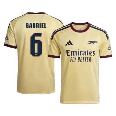 Arsenal GABRIEL #6 Custom Player Version Third Away Soccer Jersey 2026/27 - UCL - bestsoccerstore