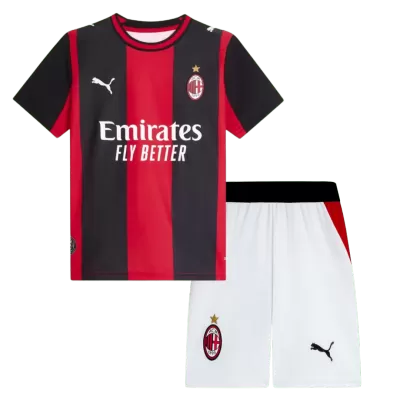 Kids AC Milan Home Custom Soccer Kits 2026/27 - bestsoccerstore
