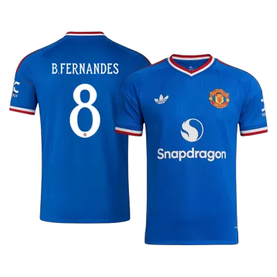 Manchester United B. FERNANDES #8 Soccer Jersey Away Custom Shirt 2026/27 - UCL - bestsoccerstore