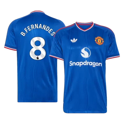 Manchester United B. FERNANDES #8 Custom Player Version Away Soccer Jersey 2026/27 - bestsoccerstore