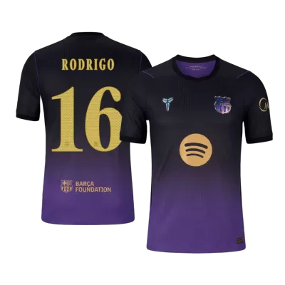 Barcelona RODRIGO #16 Custom Player Version Away Soccer Jersey 2026/27 - UCL - bestsoccerstore