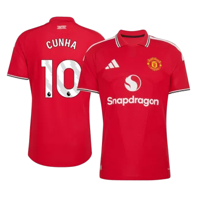 Manchester United CUNHA #10 Custom Player Version Home Soccer Jersey 2026/27 - bestsoccerstore