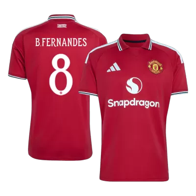 Manchester United B.FERNANDES #8 Soccer Jersey Home Custom Shirt 2026/27 - UCL - bestsoccerstore