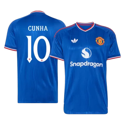 Manchester United CUNHA #10 Custom Player Version Away Soccer Jersey 2026/27 - UCL - bestsoccerstore