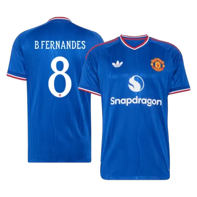 Manchester United B. FERNANDES #8 Custom Player Version Away Soccer Jersey 2026/27 - UCL - bestsoccerstore