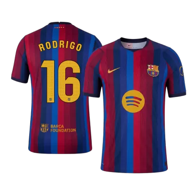 Barcelona RODRIGO #16 Custom Player Version Home Soccer Jersey 2026/27 - bestsoccerstore