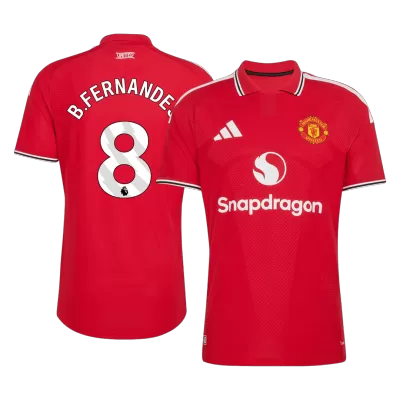 Manchester United B. FERNANDES #8 Custom Player Version Home Soccer Jersey 2026/27 - bestsoccerstore