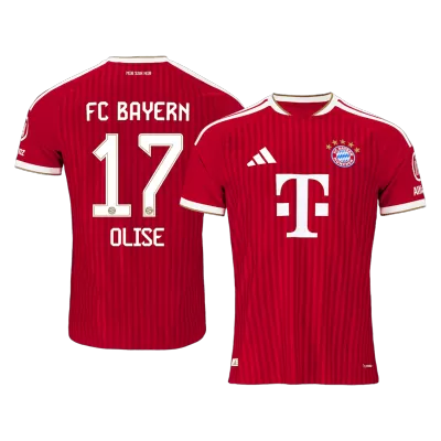Bayern Munich OLISE #17 Custom Player Version Home Soccer Jersey 2026/27 - bestsoccerstore