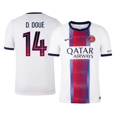 PSG D. DOUÉ #14 Custom Player Version Away Soccer Jersey 2026/27 - bestsoccerstore