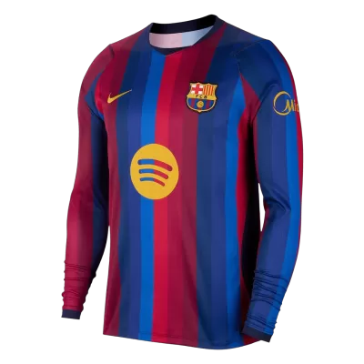 Barcelona Long Sleeve Jersey Home Football Shirt 2026/27 - bestsoccerstore