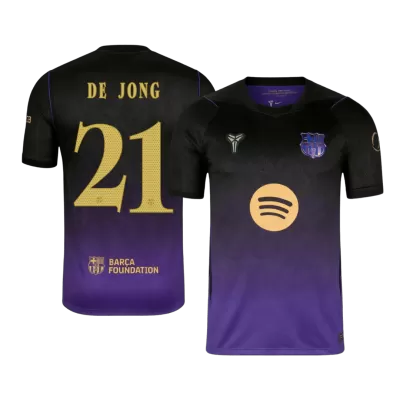 Barcelona F. DE JONG #21 Custom Player Version Away Soccer Jersey 2026/27 - UCL - bestsoccerstore