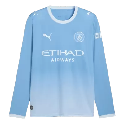 Manchester City Long Sleeve Jersey Home Football Shirt 2026/27 - bestsoccerstore