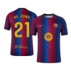 Barcelona F. DE JONG #21 Custom Player Version Home Soccer Jersey 2026/27 - bestsoccerstore