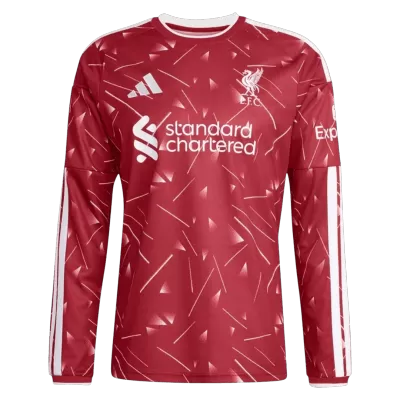 Liverpool Long Sleeve Jersey Home Football Shirt 2026/27 - bestsoccerstore