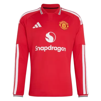Manchester United Long Sleeve Jersey Home Football Shirt 2026/27 - bestsoccerstore