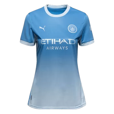 Manchester City Soccer Jersey Home Women's Custom Shirt 2026/27 - bestsoccerstore