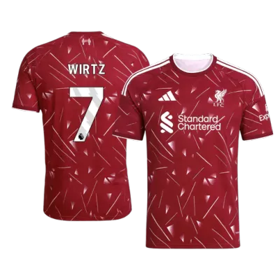 Liverpool WIRTZ #7 Soccer Jersey Home Custom Shirt 2026/27 - bestsoccerstore