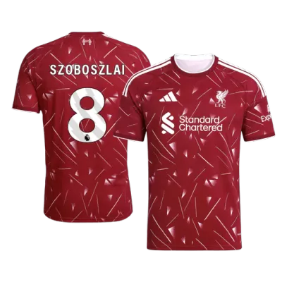 Liverpool SZOBOSZLAI #8 Soccer Jersey Home Custom Shirt 2026/27 - bestsoccerstore