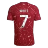 Liverpool WIRTZ #7 Soccer Jersey Home Custom Shirt 2026/27 - bestsoccerstore