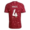 Liverpool VIRGIL #4 Soccer Jersey Home Custom Shirt 2026/27 - bestsoccerstore