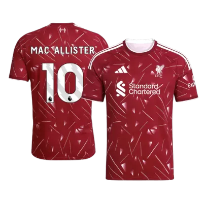 Liverpool MAC ALLISTER #10 Soccer Jersey Home Custom Shirt 2026/27 - bestsoccerstore