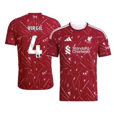 Liverpool VIRGIL #4 Soccer Jersey Home Custom Shirt 2026/27 - bestsoccerstore