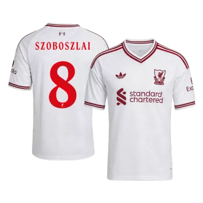 Liverpool SZOBOSZLAI #8 Soccer Jersey Away Custom Shirt 2026/27 - UCL - bestsoccerstore