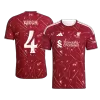 Liverpool VIRGIL #4 Soccer Jersey Home Custom Shirt 2026/27 - UCL - bestsoccerstore