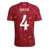 Liverpool VIRGIL #4 Soccer Jersey Home Custom Shirt 2026/27 - UCL - bestsoccerstore