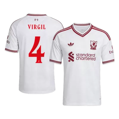 Liverpool VIRGIL #4 Soccer Jersey Away Custom Shirt 2026/27 - UCL - bestsoccerstore