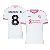 Liverpool SZOBOSZLAI #8 Custom Player Version Away Soccer Jersey 2026/27 - bestsoccerstore